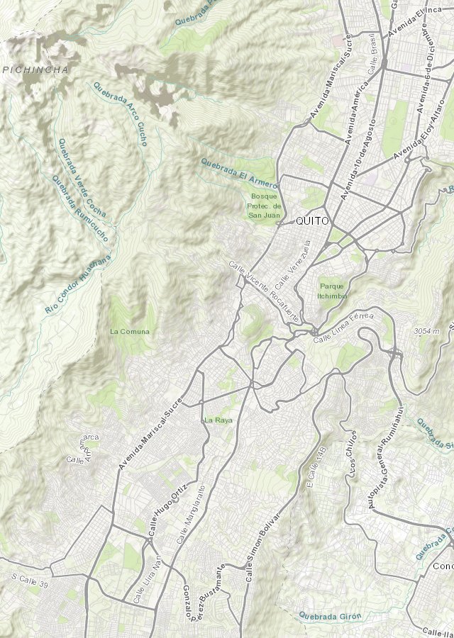 Capa GIS con tracking de servicio a domicilio
